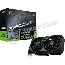 Видеокарта MSI RTX 5070 12G SHADOW 2X PCIE16 RTX 5070 12Gb