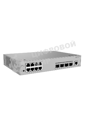 Коммутатор Huawei S220-8T4S (L2+, 8*10/100/1000BASE-T ports, 4*GE SFP ports, built-in AC power)