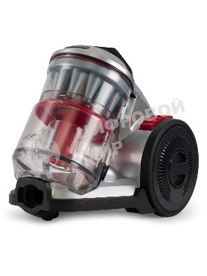 Пылесос Hyundai HYV-C2950 черный/красный, 380/2400 Вт, уборка сухая, пылесборник контейнер 3.5 л