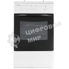 Плита газовая Лысьва ГП 400 МС СТ-2у белый, конфорок 4 газовых, духовка 57 л, 50 см x 84 см x 60 см