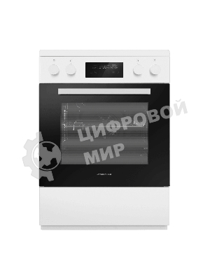 Плита электрическая MAUNFELD MIC611W01TD белый, конфорок 4 электрических (индукционных), духовка 59 л, 60 см x 84.5 см x 63 см
