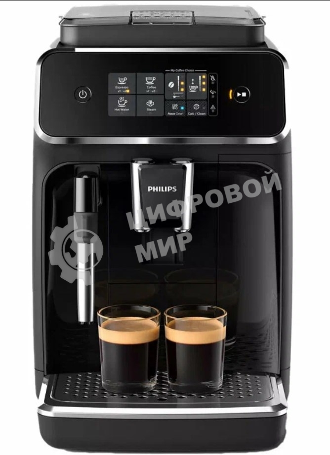 Кофемашина автоматическая Philips EP2224/10 черный, исп. кофе - молотый/зерновой, 1.8 л, 1500 Вт, 15 Бар.