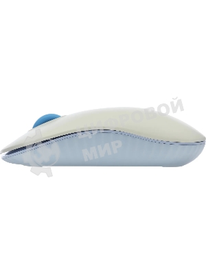 Мышь беспроводная Acer OMR205 белый/голубой, 1200 dpi, радиоканал, USB, кнопки - 3