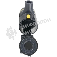 Пылесос вертикальный Centek CT-2573 черный/желтый, питание от аккумулятора, 215 Вт, уборка сухая, пылесборник 0.8 л, работа от АКБ max 45 мин