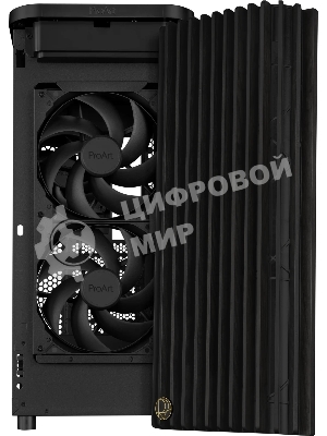 Компьютерный корпус ASUS PROART PA401 WOOD METAL PWM черный