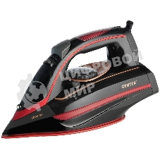 Утюг Centek CT-2311 черный/красный, 3200 Вт, 50 г/мин, 190 г/мин, 400 мл
