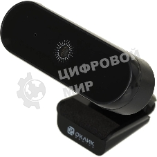 Веб-камера OKLICK OK-C008FH 1920x1080, 30 кадр/с, USB Type-A, микрофон (шумоподавление), автоматическая фокусировка, универсальное крепление