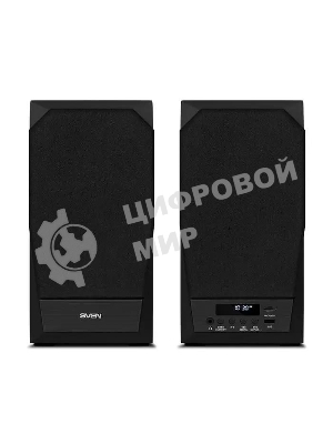 Акустическая система 2.0 SVEN MC-20, черный, мощность 2x45Вт (RMS), FM-тюнер, USB/microSD, дисплей, пульт ДУ, Bluetooth, Optical SVEN MC-20, черный, акустическая система 2.0, мощность 2x45Вт (RMS), FM-тюнер, USB/microSD, дисплей, пульт ДУ, Bluetooth, Optical