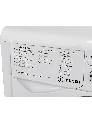 Стиральная машина Indesit IWSB 5105 (CIS) белый, загрузка фронтальная 5 кг, 1000 об/мин., класс: А