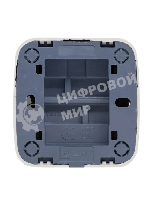 Выключатель EKF Basic Минск EGV10-021-10 1-клавишный ОП 10А белый