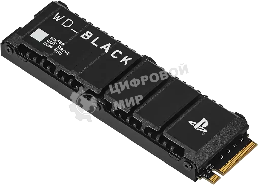 Накопитель SSD 4TB WD Black SN850P, M.2 2280, PCI-E 4x4, R/W - 7300/6600 MB/s 3D-NAND (Works with PS5)