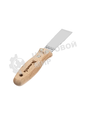 Шпательная лопатка Matrix из нержавеющей стали, 30 мм, буковая рукоятка, EFP 85608