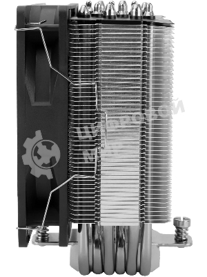 Устройство охлаждения(кулер) Thermalright Burst Assassin 120 SE ARGb Soc-AM5/AM4/1200/1700/1851 серебристый/черный 4-pin 25.6dB Al+Cu 510gr Ret (BA120-SE-ARGb)