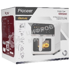 Аэрогриль Pioneer SM520D черный, 1850 Вт, 8 л, сенсор, 8 программ