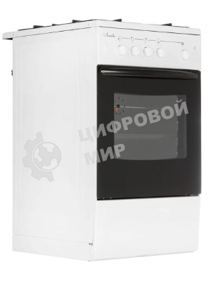 Плита газовая Лысьва ГП 400 МС СТ-2у белый, конфорок 4 газовых, духовка 57 л, 50 см x 84 см x 60 см