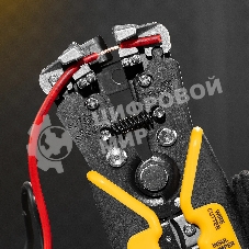 Щипцы для зачистки электропроводов Denzel 0,2-6 мм2, функция обрезания проводов