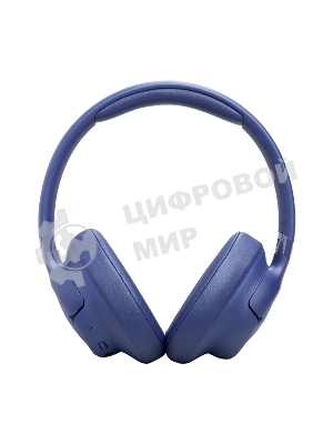 Беспроводные/проводные наушники JBL Tune 730BT синий, полноразмерные, Bluetooth + проводной, быстрая зарядка