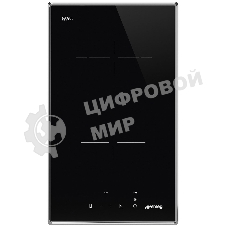 Электрическая домино SMEG SE232TX1 Cтеклокерамическая варочная панель, 30 см, прямой край в рамке из нержавеющей стали