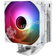 Кулер для процессора Thermalright Assassin Spirit 120 Vision ARGB White (4-pin PWM, LED temp., 154mm, Al/Cu, 4x6mm, ARGB, 1x120mm, 66.17CFM, 25.6dBA, 1500RPM, S: 1851/1700/1200/115X, AM5/AM4, white)