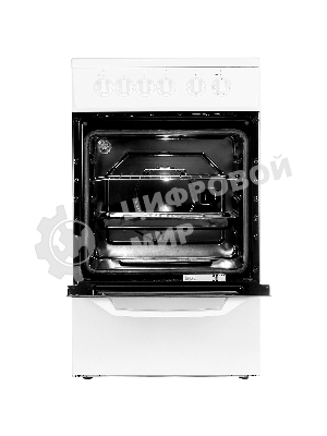 Плита электрическая Beko FFSS57000W белый, конфорок 4 электрических, духовка 60 л, 50 см x 85 см x 60 см