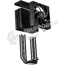 Кулер для процессора ID-COOLING FROZN A410 TD LGA1851/1700/1200/115X/AM5/AM4 (10шт/кор, TDP 220W, PWM, 4 тепл.трубки прямого контакта, FAN 120мм, черный) RET
