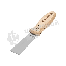 Шпательная лопатка Matrix из нержавеющей стали, 30 мм, буковая рукоятка, EFP 85608