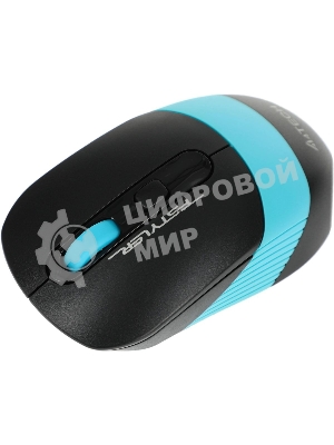 Мышь беспроводная A4Tech Fstyler FG10 черный/синий, 2000 dpi, радиоканал, USB, кнопки - 4