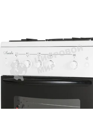 Плита газовая Лысьва ГП 400 МС СТ-2у белый, конфорок 4 газовых, духовка 57 л, 50 см x 84 см x 60 см