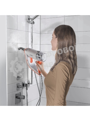 Паровая швабра Endever Odyssey Q-621 белый/оранжевый, 1500 Вт, 0,35 л