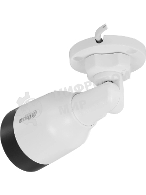 Уличная цилиндрическая IP-видеокамера Dahua DH-IPC-HFW1230S1P-0280B-S6 2Мп, 1/2.8” CMOS, объектив 2.8мм, детектор человка, ИК-подсветка до 30м, IP67, корпус: металл, пластик