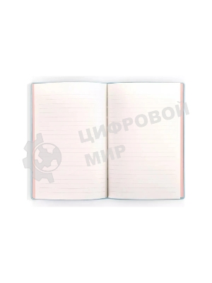 Блокнот Deli 22283LT-BLUE 210х143 мм, искусственная кожа, 96 л, голубой