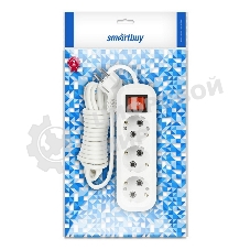 Удлинитель Smartbuy (SBE-16-3-15-ZS) 3 гнз х 15 м (16А/3.5 кВт, ПВС 3х1.0)