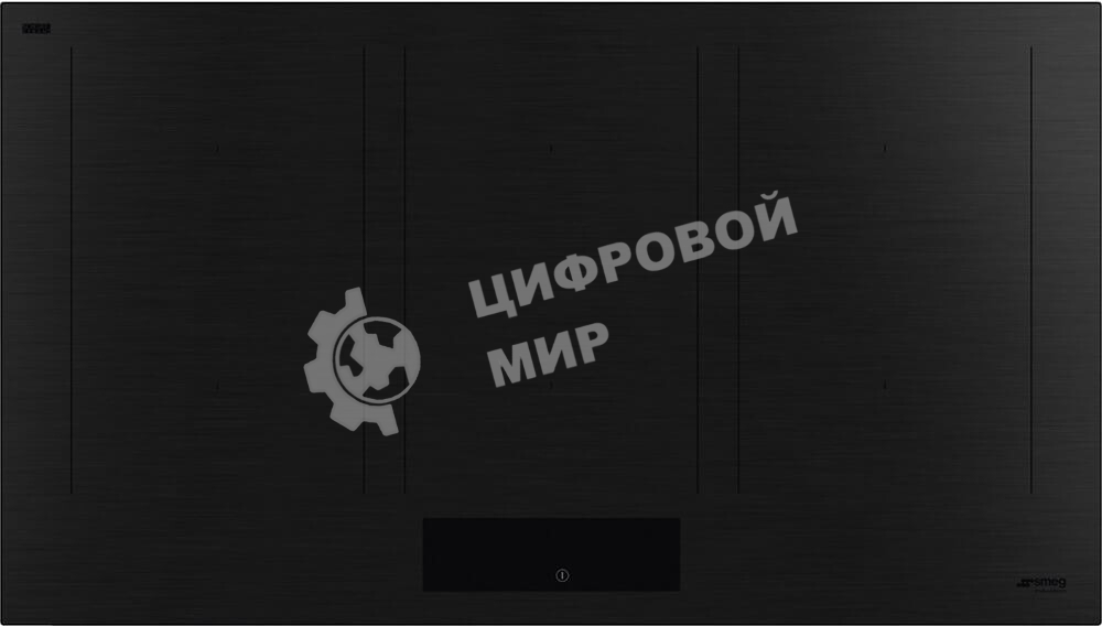 Индукционная варочная поверхность Smeg SIM3964MB, 90 см, прямой край, 6 зон приготовления, слайдерное управление, 9 уровней мощности, индикация остаточного тепла, автовентиляция 2.0, Booster, Multizone,, пауза, таймер, индикация времени, определение посуды, защита от случайного включения, черный