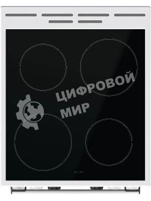 Плита электрическая Gorenje GEC5C42WG белый, конфорок 4 электрических, духовка 70 л, 50 см x 85 см x 59.4 см (без крышки)