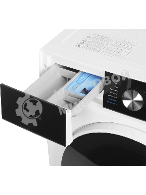 Стиральная машина Hyundai WFD8216 белый, загрузка фронтальная 8/5 кг (с сушкой), 1200 об/мин, класс: A+++