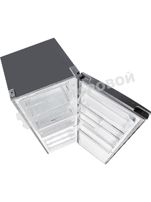 Холодильник DeLonghi DCS 19NFI IS DAMIANO серый двухкамерный 230/100л морозилка снизу, No Frost