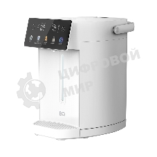 Термопот BQ TP5001 White. Мощность 1600 Вт/Объем 5 л/Сенсорный LED-дисплей/Поддержание температуры/Функция дехлорирования/Регулировка темперы от 40 до 90 'C/Система защиты: от перегрева, от включения без воды, блокировка подачи воды/Внутренняя колба из нержавеющей стали AISI 304/Съемная крышка/Ручка для переноски/Электрическая помпа/Длина шнура 0.85 м