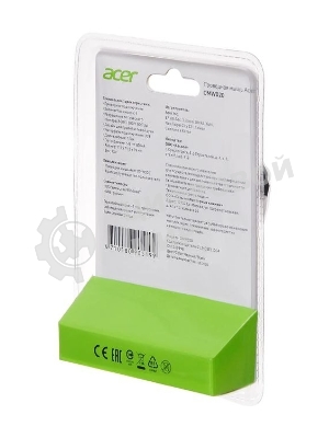 Мышь проводная Acer OMW020 черный, 1600 dpi, USB, кнопки - 4