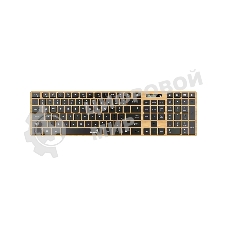 Клавиатура Genius Slimstar 7250BT гибридная, Bluetooth, радиоканал, сосновое дерево/чёрный