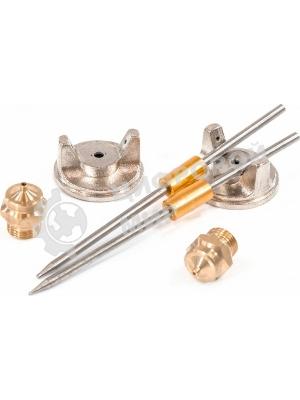 Краскопульт пневматический Matrix краскораспылитель пневмат. с верхним бачком v=1.0л + сопла