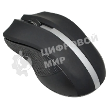 Мышь беспроводная Oklick 615MW черный/серебристый, 1000 dpi, радиоканал, USB, кнопки - 3