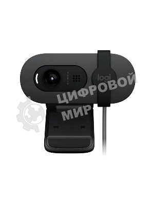 Веб-камера Logitech Webcam Brio 100, 1920x1080, GRAPHITE, защитная шторка