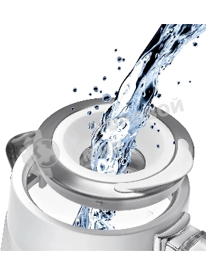 Чайник электрический Polaris PWK 1715 CGL Water Way Pro, Белый