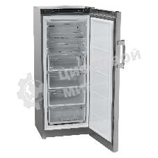 Морозильная камера Indesit DFZ 4150 G, серебристый, 204л, 6 ящиков