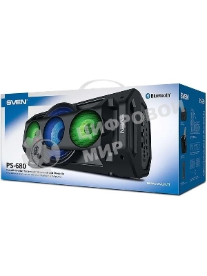 Колонка портативная SVEN АС PS-680 черный 65W 1.0 BT