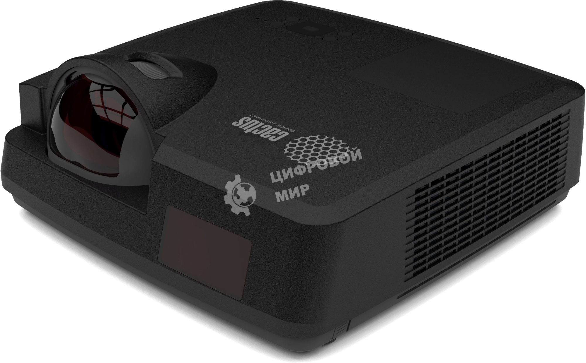 Проектор Cactus Bright CS-V3.B 3LCD 4000Lm ANSI (1280x800) 30000:1 ресурс лампы:10000часов 1xUSB typeA 1xUSB typeB 2xHDMI 4кг