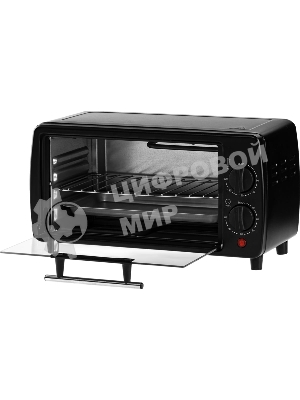 Мини-печь Galaxy Line GL 2625, черный, 8 л, 1000 Вт, таймер на 60 минут, индикатор работы, автоотключение