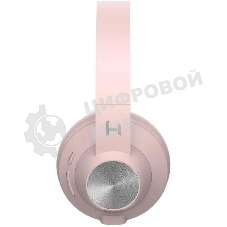 Беспроводные/проводные наушники Harper HB-412 светло-розовый, накладные, Bluetooth + проводной, до 5 ч