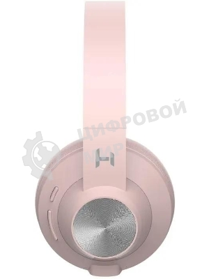 Беспроводные/проводные наушники Harper HB-412 светло-розовый, накладные, Bluetooth + проводной, до 5 ч