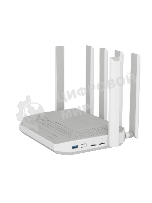 Мультигигабитный интернет-центр Netcraze Hero 5G (NC-4110) с модемом 5G, двумя слотами для SIM-карт, Mesh Wi-Fi 6 AX3000, Smart-коммутатором 1×2.5G и 4×1G, многофункциональными портами USB 3.0 и 2.0